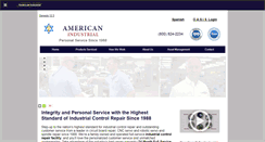 Desktop Screenshot of americanindustrialinc.com